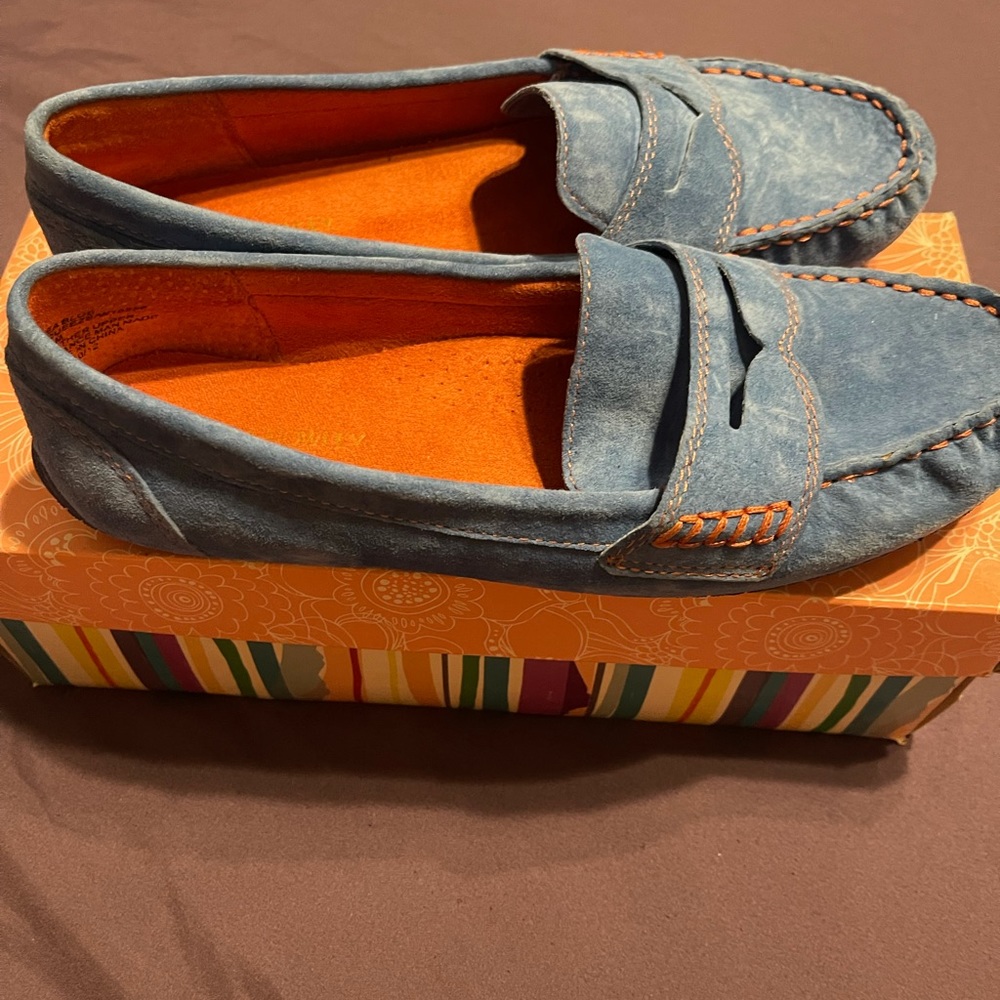 Cynthia Rowley Blue flats